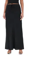 Wayf Maxi Skirt Black In Black