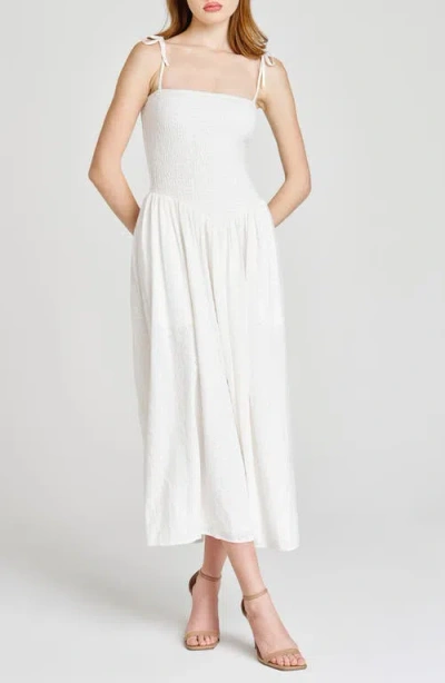 Wayf Melody Convertible Strapless Eyelet Dress
