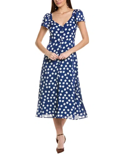 Wayf Midi Dress In Blue
