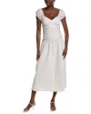 Wayf Midi Dress In White