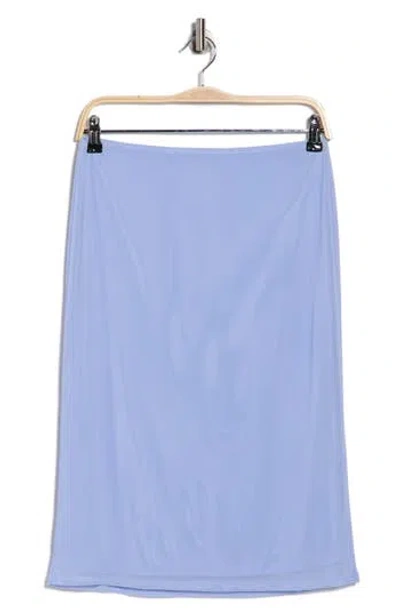 Wayf Midi Skirt In Blue