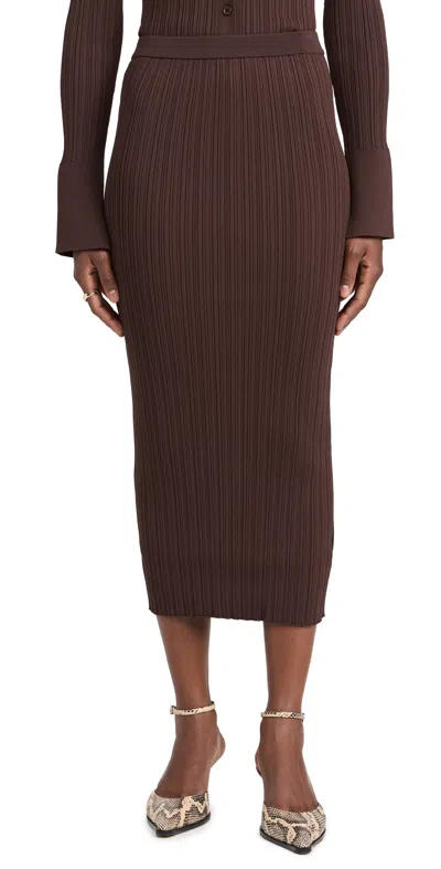 Wayf Midi Skirt Espresso