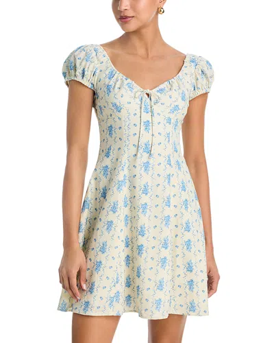 Wayf Mini Dress In Blue