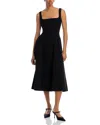 Wayf Molly Midi Dress In Black