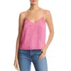 WAYF MURPHY WOMENS SEQUINED POLYESTER CAMISOLE TOP