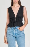Wayf Nadine Deep V-neck Sleeveless Top