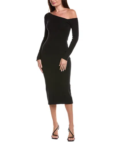 WAYF WAYF ONE-SHOULDER MIDI DRESS