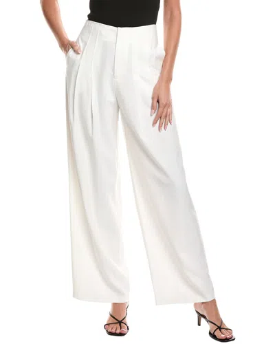 Wayf Pleated Pant In White