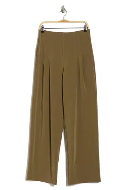 Wayf Pleated Pants In Green