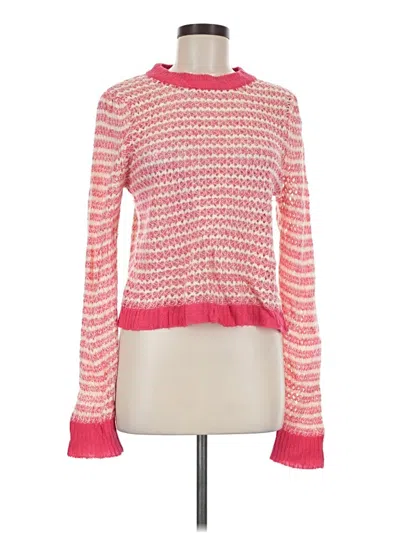 Pre-owned Wayf Pullover Sweater In Pink