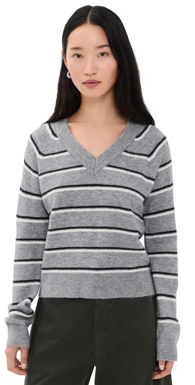 Wayf Quincy Sweater Gry/ivo