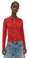 Wayf Rory Cardigan Red In Red