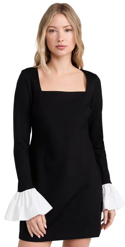 Wayf Beatrice Mini Dress In Black
