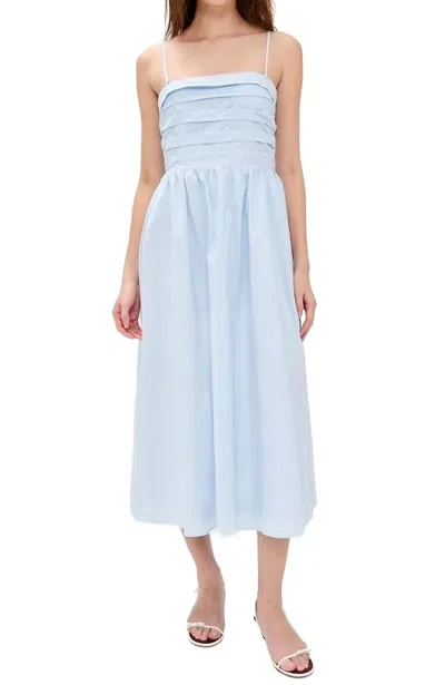 Wayf Sammie Convertible Dress In Baby Blue