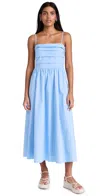 WAYF SAMMIE DRESS DUSTY BLUE