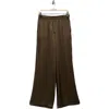 Wayf Satin Pants In Brown