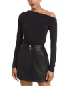 Wayf Savannah Knit Top In Black