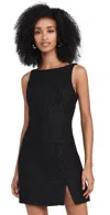Wayf Scooped Back Mini Dress Black In Black