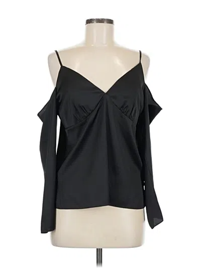 Pre-owned Wayf Sleeveless Blouse In Black