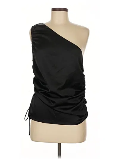 Pre-owned Wayf Sleeveless Blouse In Black