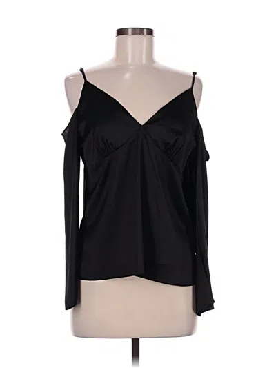 Pre-owned Wayf Sleeveless Blouse In Black