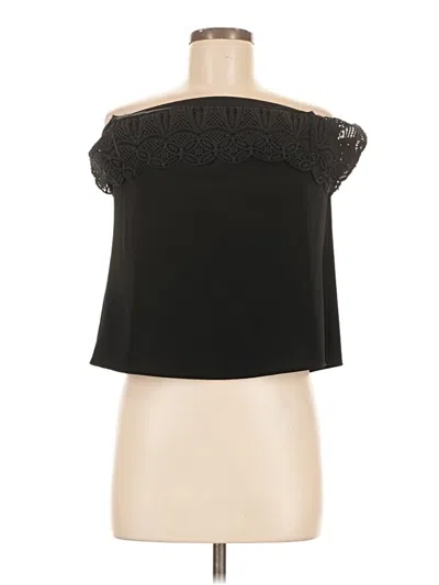 Pre-owned Wayf Sleeveless Blouse In Black