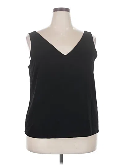 Pre-owned Wayf Sleeveless Blouse In Black