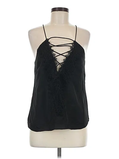 Pre-owned Wayf Sleeveless Blouse In Black