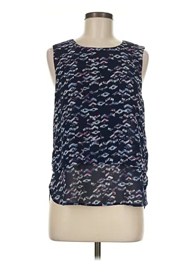 Pre-owned Wayf Sleeveless Blouse In Blue