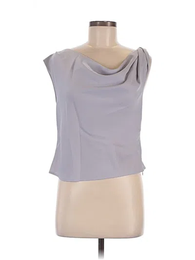 Wayf Sleeveless Blouse In Gray