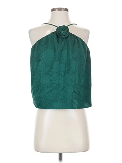 Pre-owned Wayf Sleeveless Blouse In Green