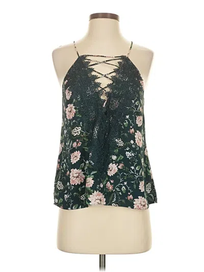 Pre-owned Wayf Sleeveless Blouse In Green