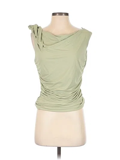 Pre-owned Wayf Sleeveless Blouse In Green