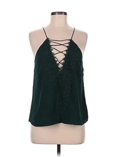 Pre-owned Wayf Sleeveless Blouse In Green
