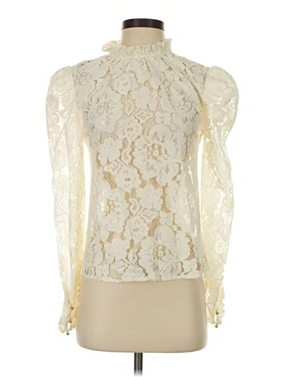 Pre-owned Wayf Sleeveless Blouse In Ivory
