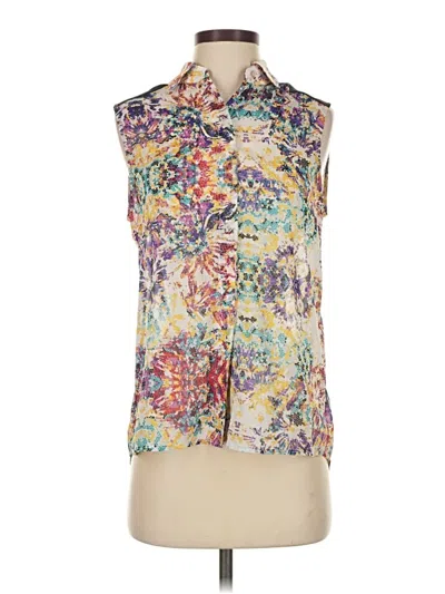 Pre-owned Wayf Sleeveless Blouse In Ivory