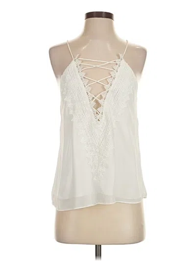 Pre-owned Wayf Sleeveless Blouse In Ivory
