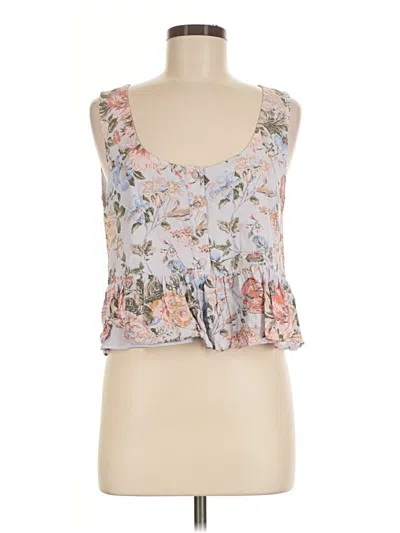 Pre-owned Wayf Sleeveless Blouse In Pink
