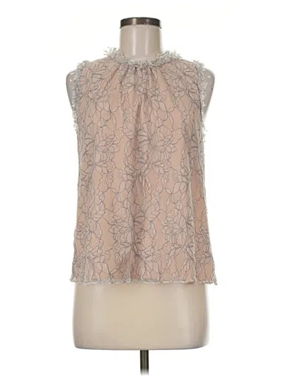 Pre-owned Wayf Sleeveless Blouse In Tan