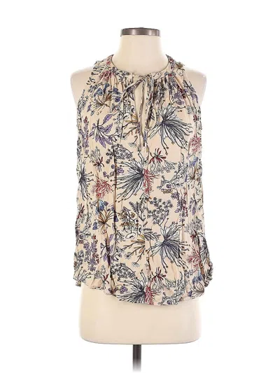 Pre-owned Wayf Sleeveless Blouse In White