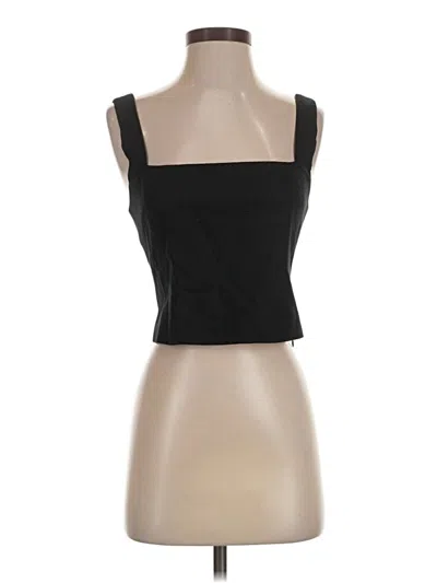 Pre-owned Wayf Sleeveless Top Black Strapless Neckline Tops