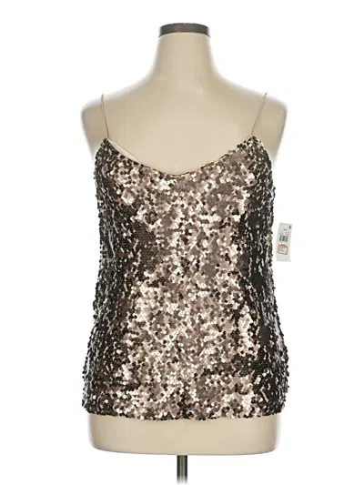 Pre-owned Wayf Sleeveless Top Silver Sweetheart Neckline Tops