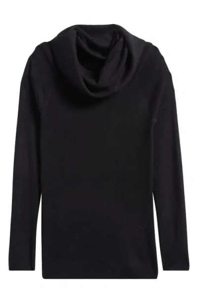 Wayf Sonia Off The Shoulder Rib Sweater In Black
