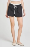 Wayf Tabitha Drawstring Shorts In Black