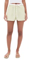 Wayf Tabitha Shorts Light Green In Light Green