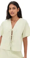 Wayf Tabitha Top Light Green In Light Green