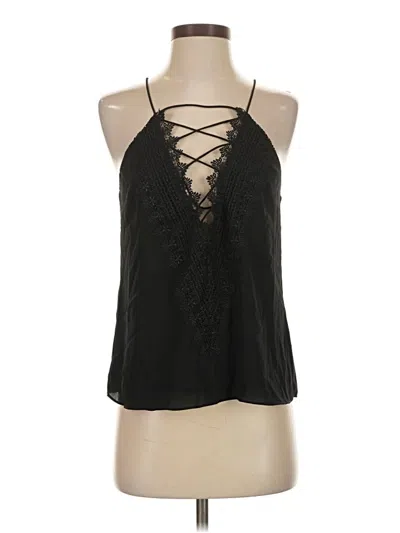 Pre-owned Wayf Tank Top Black Halter Neckline Tops