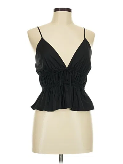 Wayf Tank Top Black Plunge Neckline Tops In Multi