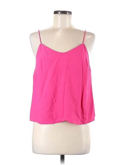 Pre-owned Wayf Tank Top Pink Halter Neckline Tops