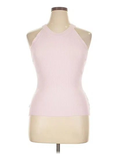 Pre-owned Wayf Tank Top Pink Halter Neckline Tops